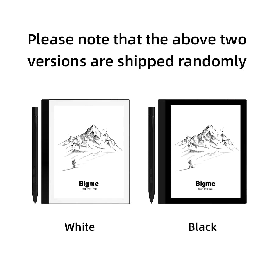 Bigme pocketNote ebook reader, 7'' e-ink screen electronic book, Android system, google play, support 20+ format ebook tablet