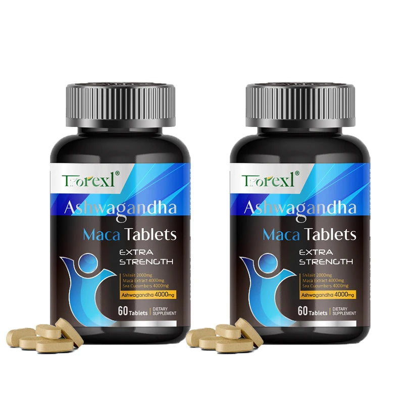 Organic Ashwagandha & Maca Pills, Supports Health Energizer
