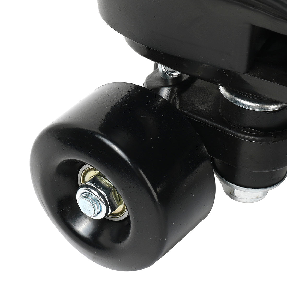 Hot Outdoor Skating Sport Shoes Double Row Roller Skates Pu Leather Roller Skate Shoes 4 Wheels Quad Sneakers Breathable Comfort