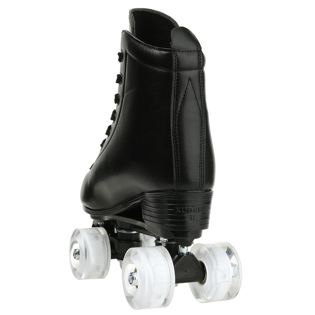 Hot Outdoor Skating Sport Shoes Double Row Roller Skates Pu Leather Roller Skate Shoes 4 Wheels Quad Sneakers Breathable Comfort
