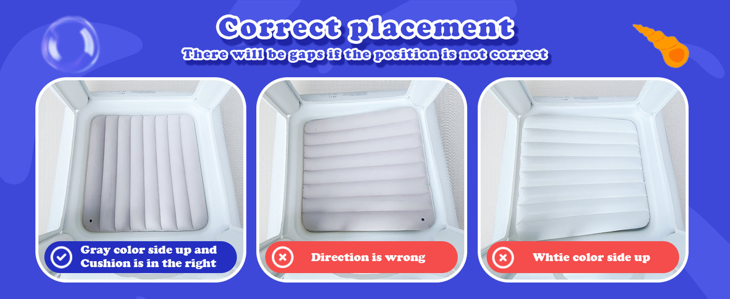 Sold out White Bounce House with Pump Kids Ball Pit Bounce House for Kids 3-6 Birthday Indoor or Outdoor Playhouse Customization