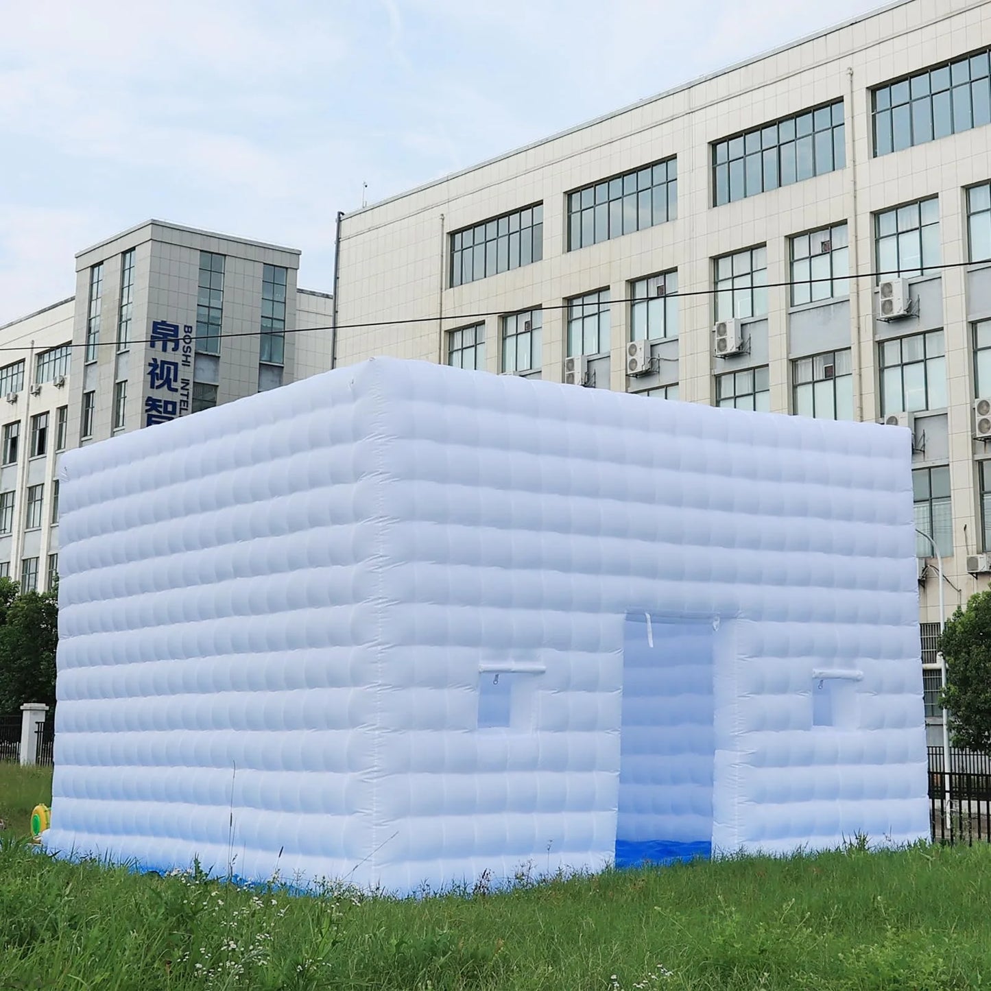 26FT Large LED Inflatable Air Club Tent House with Blower Inflatable Lighting Nightclub Tent For Party Event Rental Business