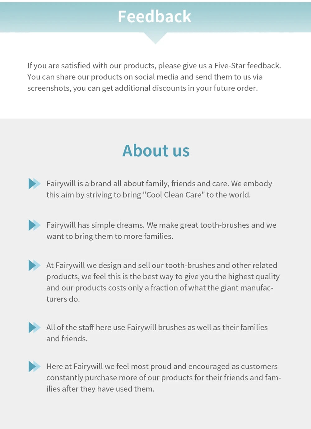 Fairywill FW-507 Sonic Electric Toothbrush 5 Modes USB Charger Tooth Brushes Replacement Timer Sonic Toothbrush 8 Brush Heads