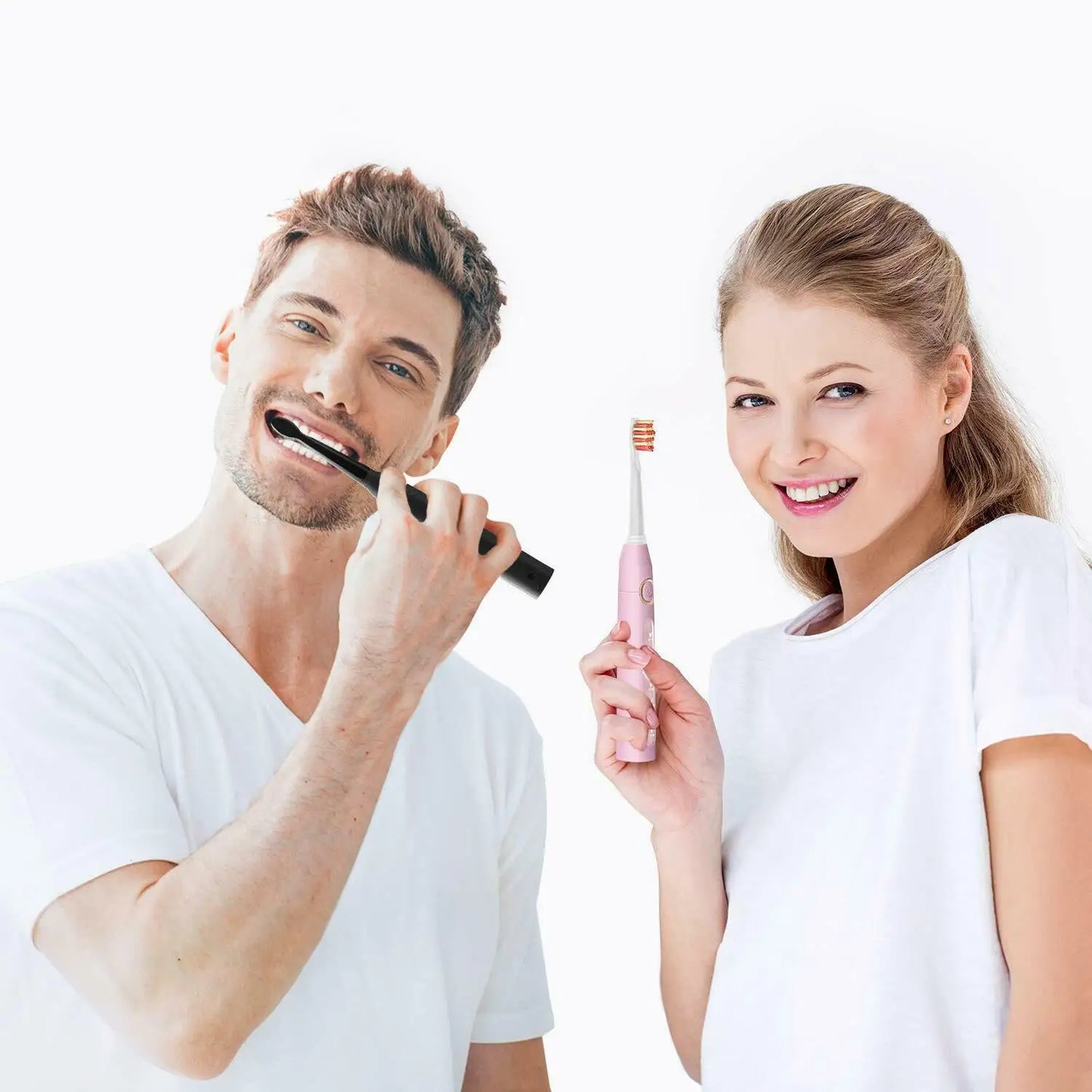 Fairywill FW-507 Sonic Electric Toothbrush 5 Modes USB Charger Tooth Brushes Replacement Timer Sonic Toothbrush 8 Brush Heads