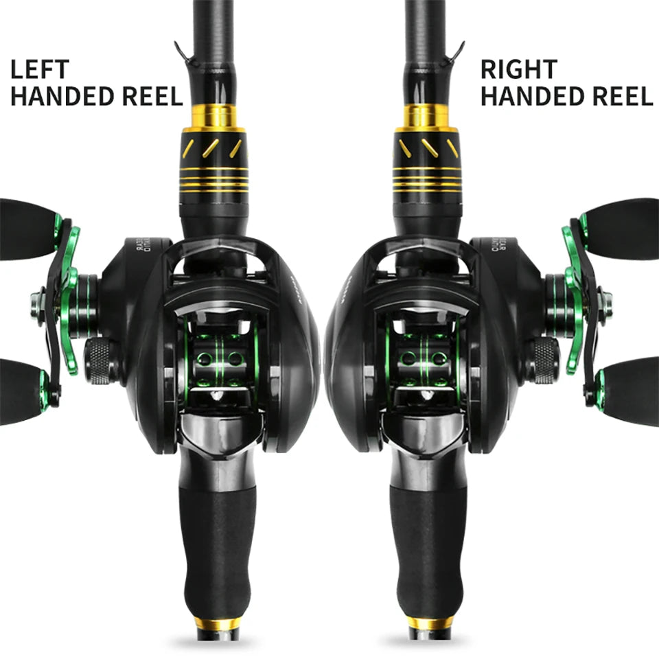 LINNHUE Best Baitcasting Reel BS2000 8.1:1 High Speed Spare Spool Reel Fishing Saltwater Fresh Fishing Casting Fishing Reel