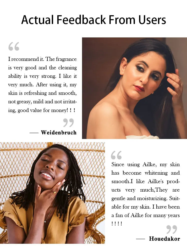 AILKE 24K Glod Flawlessly Skin Care Range, Skin Whitener, Reduce Dark Spots, Melanin, Wrinkles, Moisturize, For Women & Men