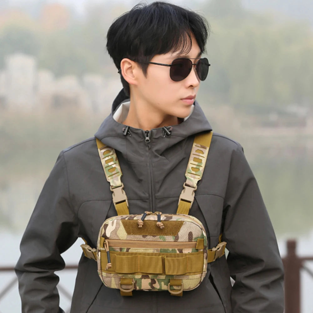 Fishing Tackle Bags Waist Fanny Pack Fishing Lures Line Box Utility Storage Accessories Outdoor Camping Shoulder Crossbody Bag