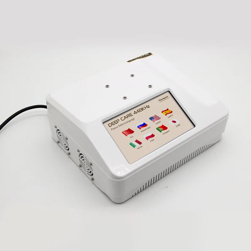 Portable 448k INDIBA CET RET RF Physical Therapy Relieve Pain Deep Warm 12CM  Lose Weight  Lifts Firming Skin Slimming Shapping