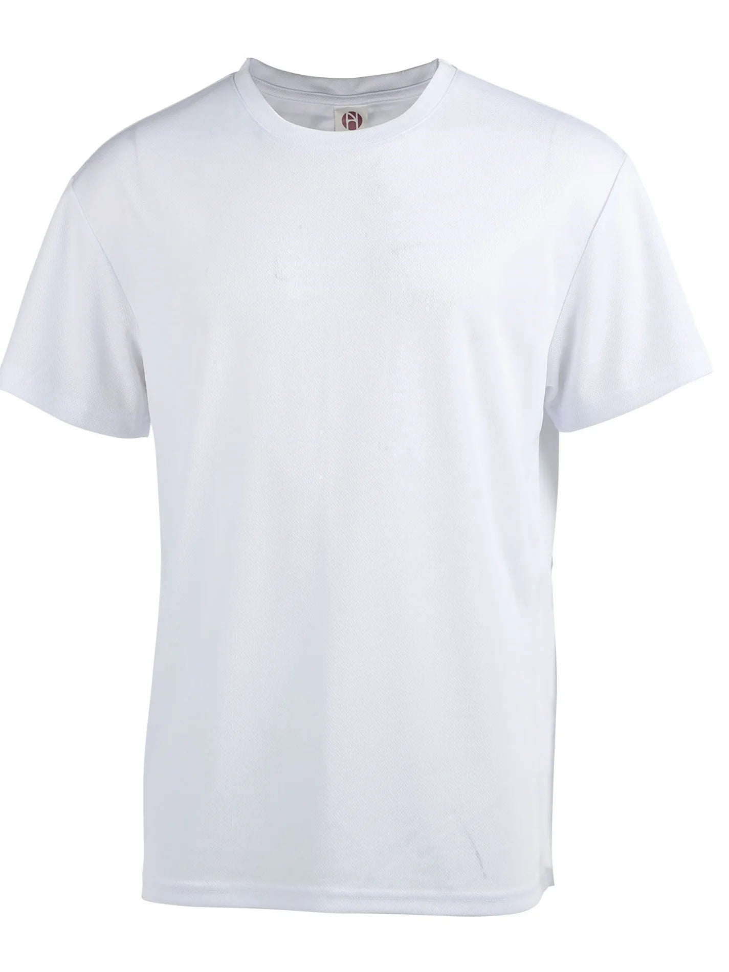 4-piece men's solid color round neck T-shirt - quick drying, breathable, moisture wicking, suitable for fitness and running