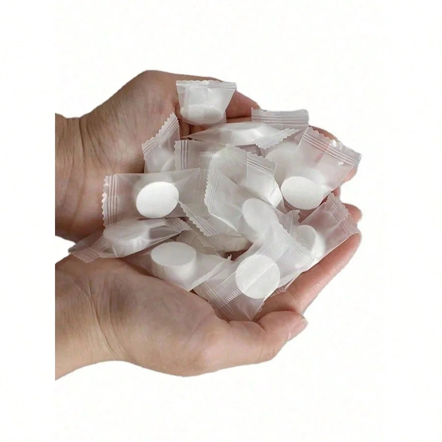 Compressed Towels Large Capacity Portable Disposable Compressed Face Towels | Suitable For Outdoor Hiking, Camping, Travel Disposable Compressed Towels, Clear Packaging , Portable Travel Compressed Face Towels