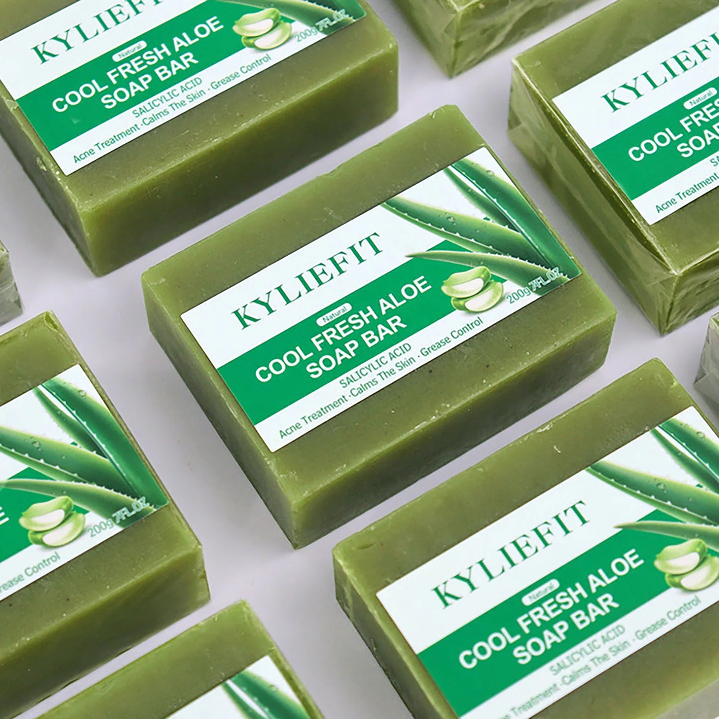 AILKE Aloe Vera Whitening Soap, Remove Acne, Pimples, Skin Radiant, Improve Skin Luster, Vegan Bath Wash for Women Men