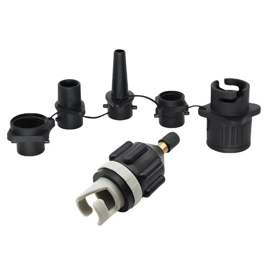 Air Valve Adaptor with Air Nozzles Inflatable Pump Adapter Air Valve Pump Connector for Inflatable Boat Stand-Up Paddleboard Bed