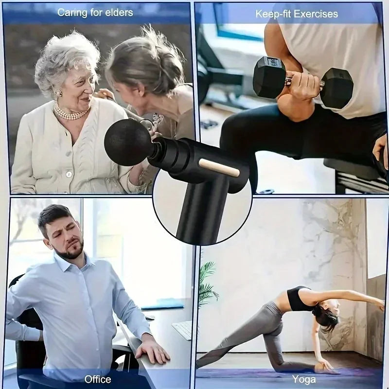 Fascial Machine Muscle Relaxation USB Mini MassageGun Vibration Gun Massage Fitness Equipment NeckGrasping Fascia Gun