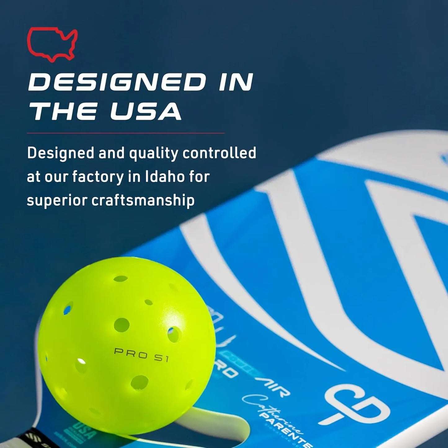 Crack-Resistant Outdoor Pickleball Balls | USAPA Approved for Tournament Play | Advanced Aerodynamics