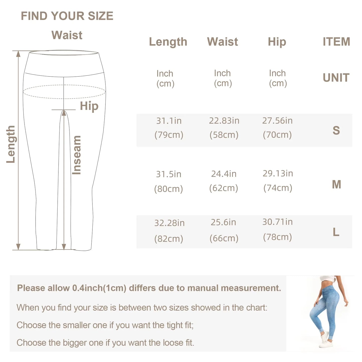 3PCS Women Imitating Denim  High-Waist Legging Flat Fashionable Tight Pants Elastic Fitness And Yoga Pants Sexy Pencil Pants