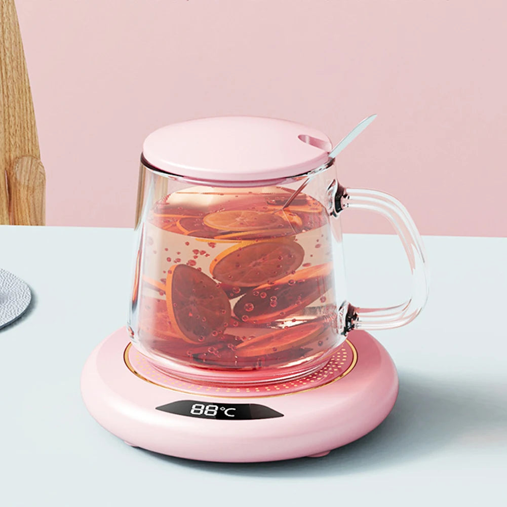 Coffee Mug Warmer 3 Temperature Setting Electric Cup Heater USB Constant Cup Warmer Tea Water Milk Heating Coasters Pad for Home