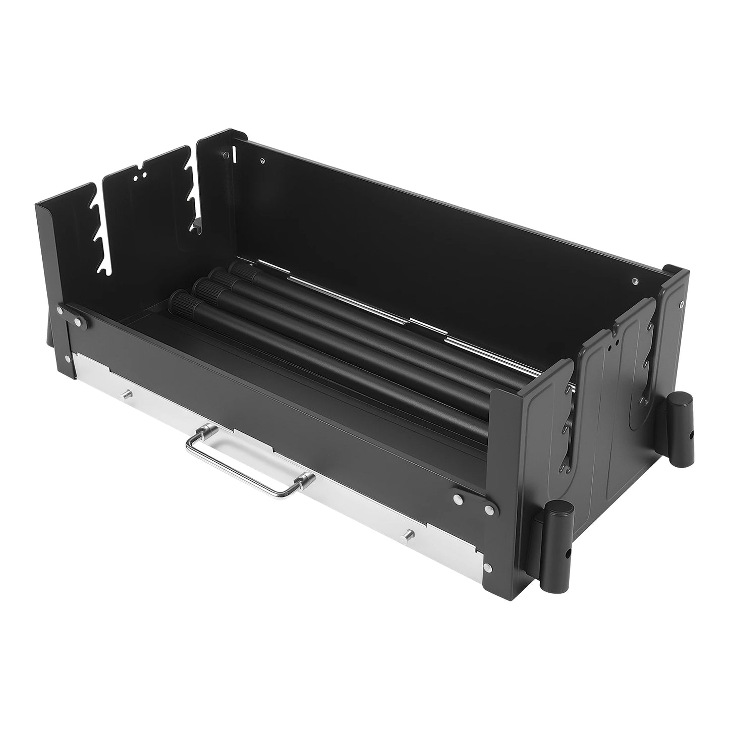 Barbecue Charcoal Grill Stainless Steel Folding Portable BBQ Tool Kits for Outdoor Cooking Camping or Any Outdoor Event