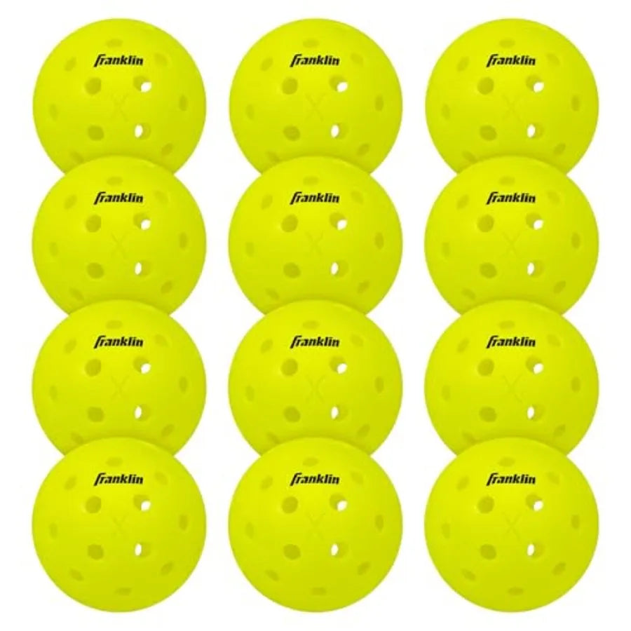 X-40 Outdoor Pickleballs - Official Ball of USA Pickleball APP Tour + US Open - Regulation Size