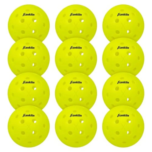 X-40 Outdoor Pickleballs - Official Ball of USA Pickleball APP Tour + US Open - Regulation Size
