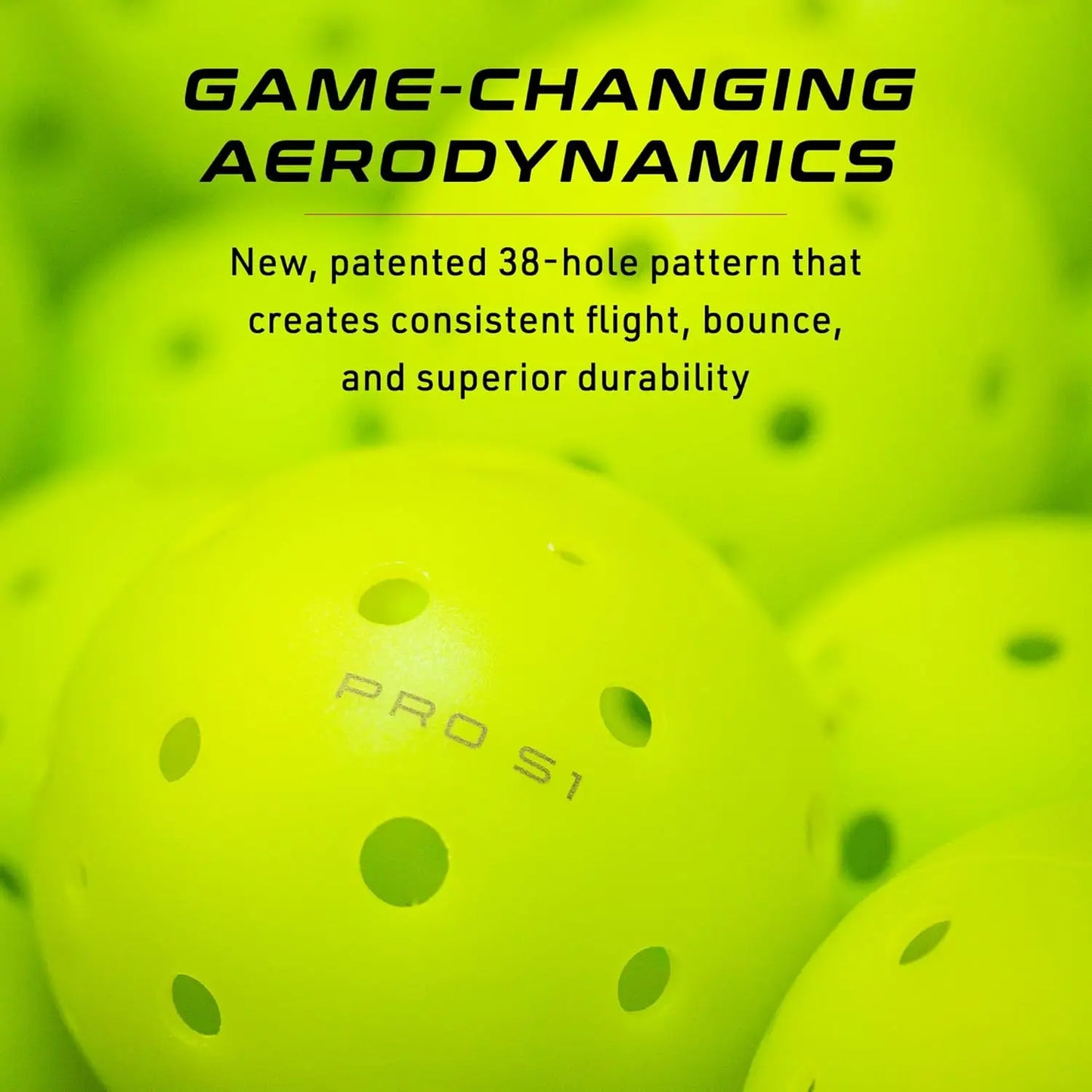 Crack-Resistant Outdoor Pickleball Balls | USAPA Approved for Tournament Play | Advanced Aerodynamics