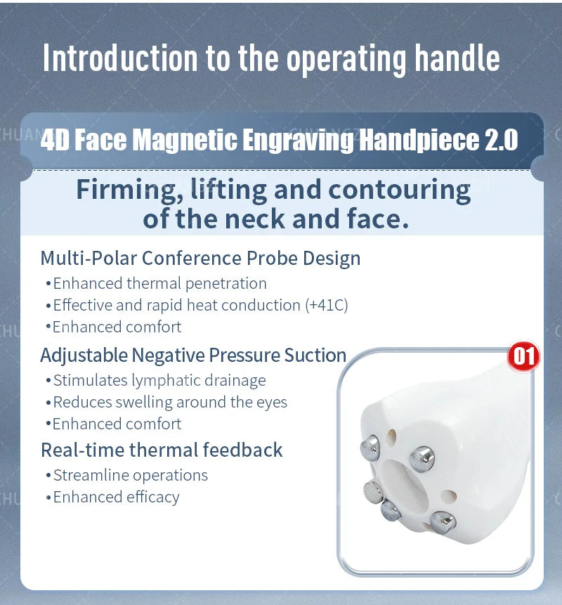 The latest equipment for skin tightening, vacuum slimming and fat removal, traditional skin lifting and spa equipment