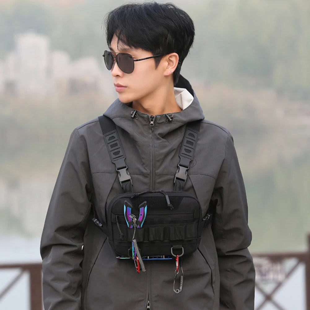Fishing Tackle Bags Waist Fanny Pack Fishing Lures Line Box Utility Storage Accessories Outdoor Camping Shoulder Crossbody Bag