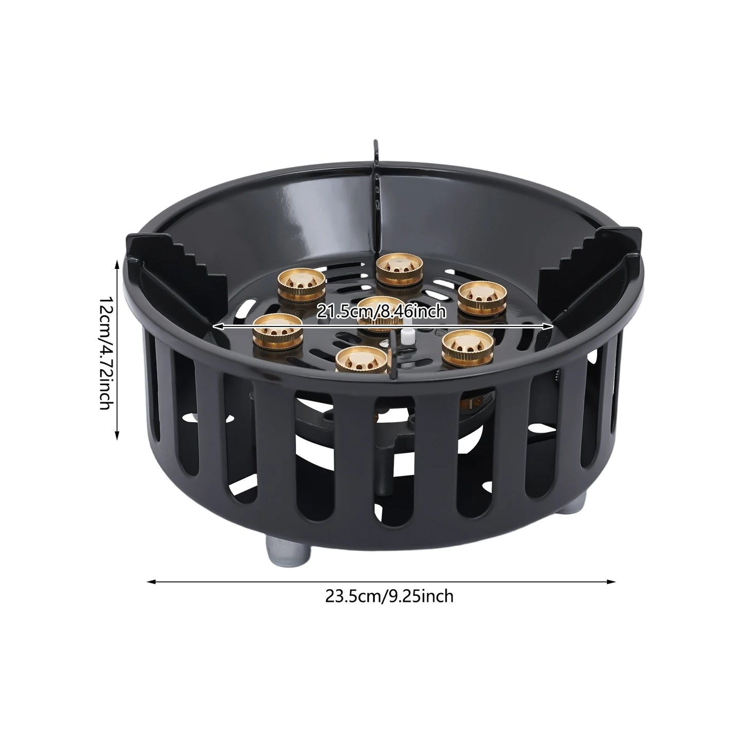 21000W Portable Butane Camping Stove outdoor burner with 2 Adapters Gas Stove propane portable stove for Outdoor Frying Boiling