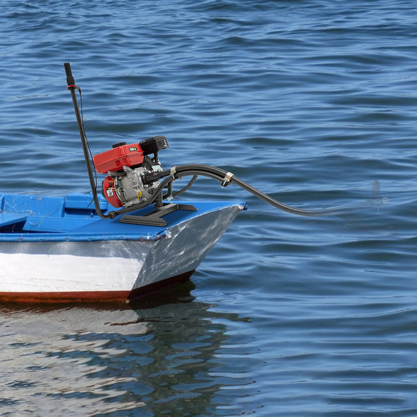 7.5hp 212cc 4stroke Outboard Motor Heavy Duty Inflatable Fishing  Boat Engine Motor For Stern 9.84-19.69 Feet In Length Dinghies
