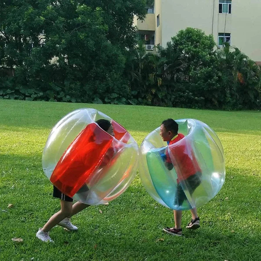 2 Pack Inflatable Sumo Balls for and Adults 3ft/0.90m Bumper Balls for Outdoor Summer Fun Interactive Human Hamster Ball Play E