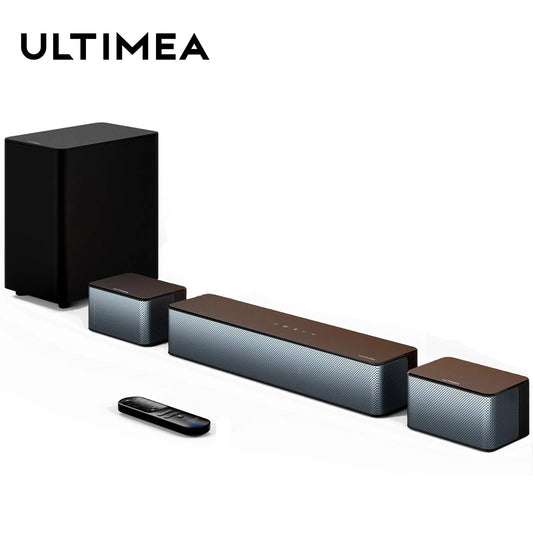 ULTIMEA 320W 5.1 Soundbar with Wireless Subwoofer & 2 Surround Speakers, 3D Surround Sound System Home Theater