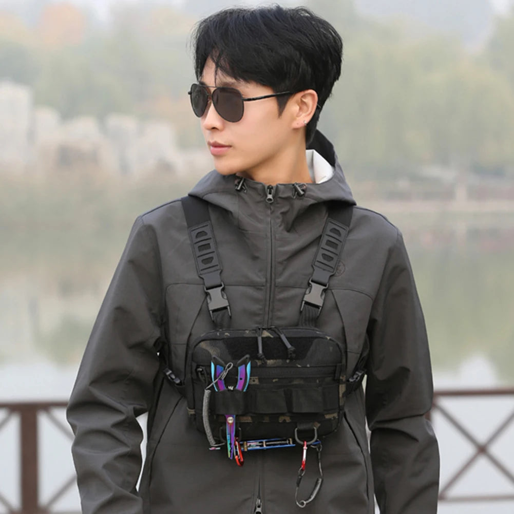 Fishing Tackle Bags Waist Fanny Pack Fishing Lures Line Box Utility Storage Accessories Outdoor Camping Shoulder Crossbody Bag