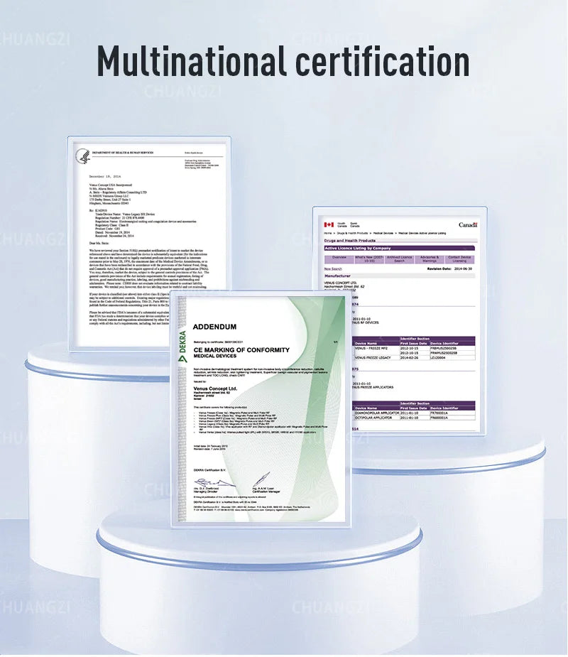 The latest equipment for skin tightening, vacuum slimming and fat removal, traditional skin lifting and spa equipment