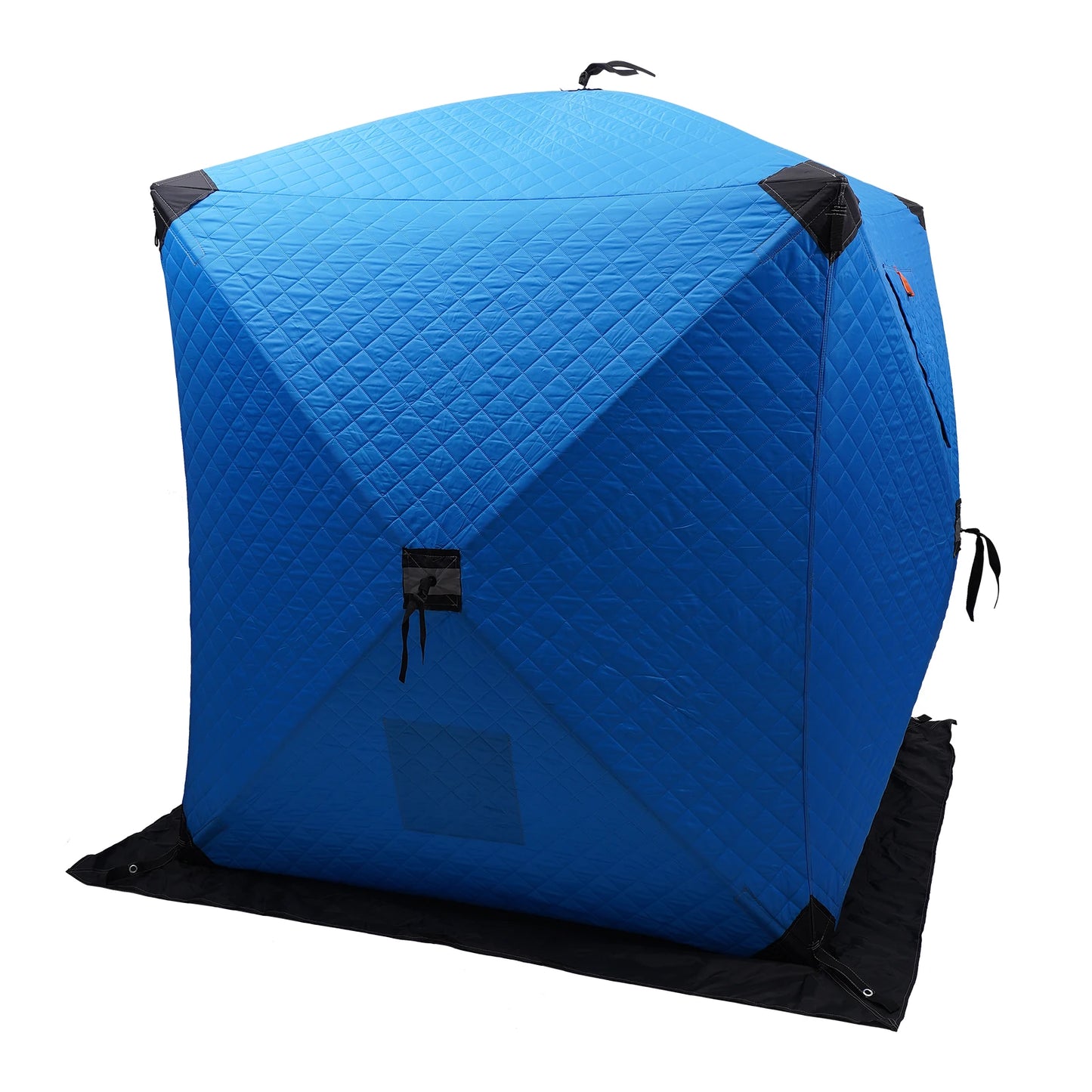 Ice Fishing Insulated Tent, 1-2 Person Shelter, Portable Thermal Tent with Built-In Storage, Warm & Windproof Camping Tent