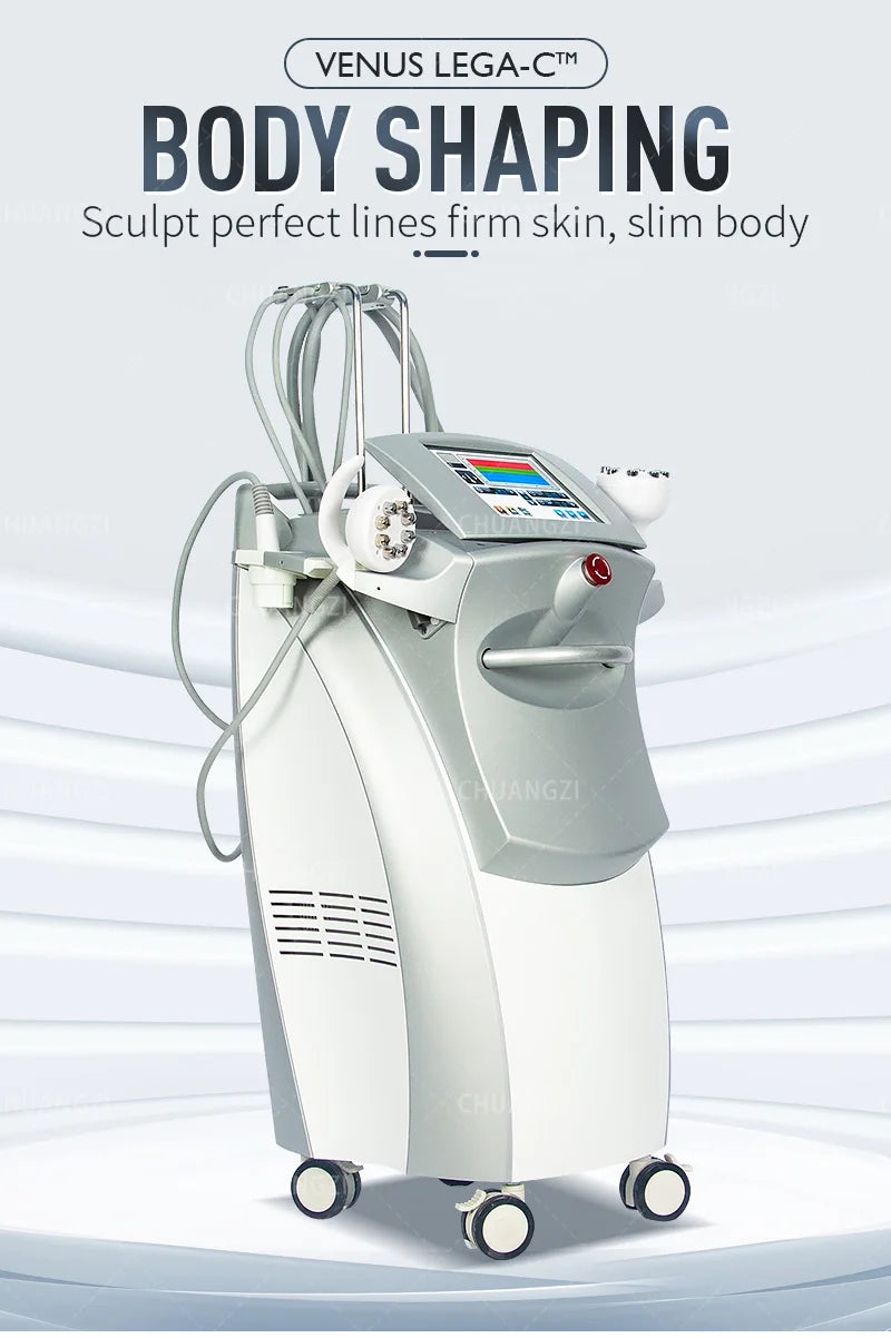 The latest equipment for skin tightening, vacuum slimming and fat removal, traditional skin lifting and spa equipment