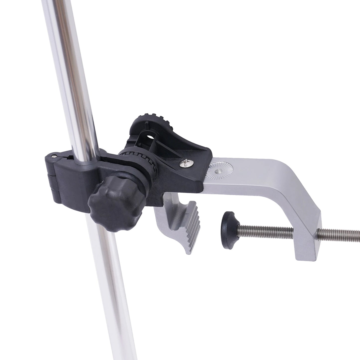 Portable Transducer Mount Universal 360° Adjustable Rotating Fish Finder Mount Transducer Pole Mount for Boat Canoe Kayak
