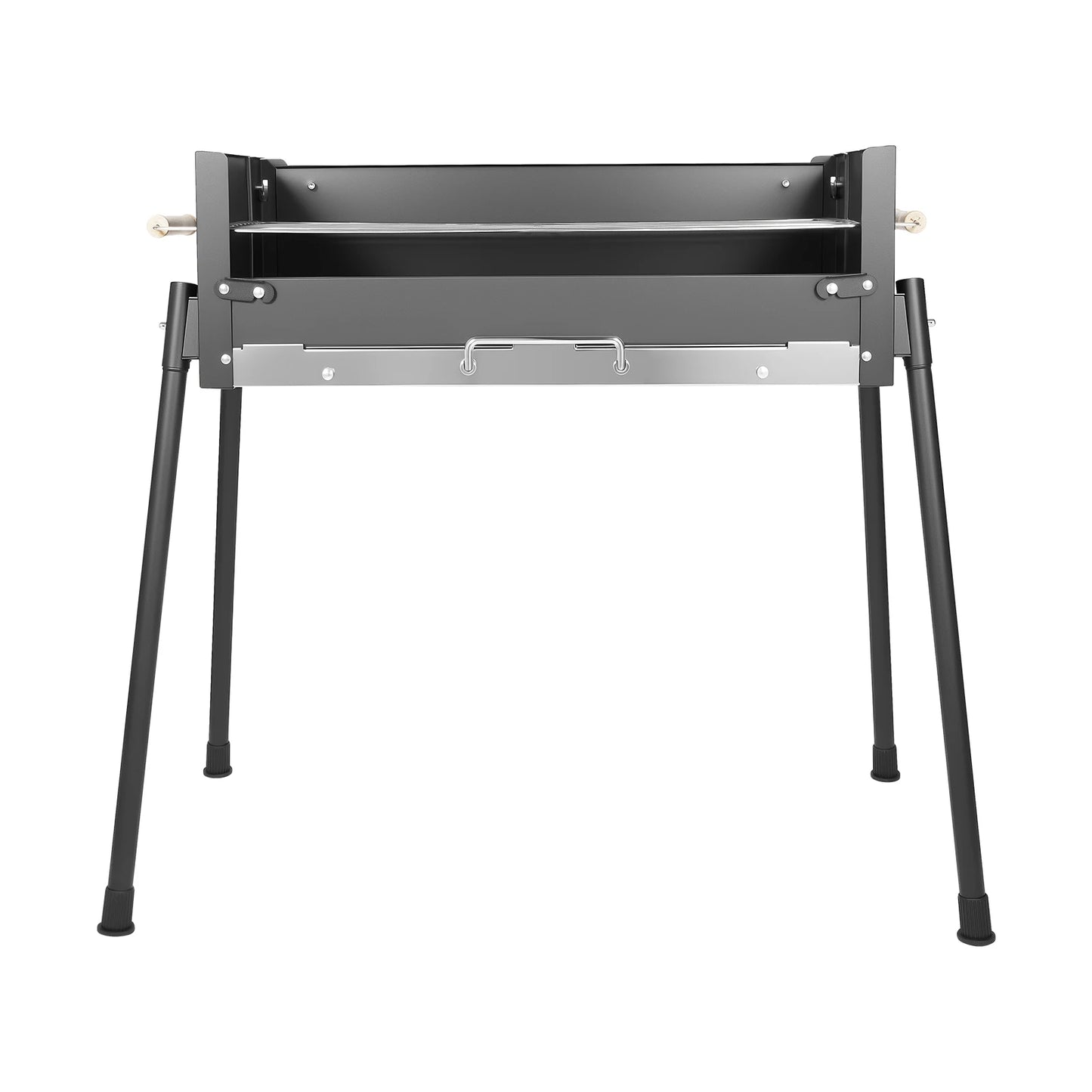 Barbecue Charcoal Grill Stainless Steel Folding Portable BBQ Tool Kits for Outdoor Cooking Camping or Any Outdoor Event
