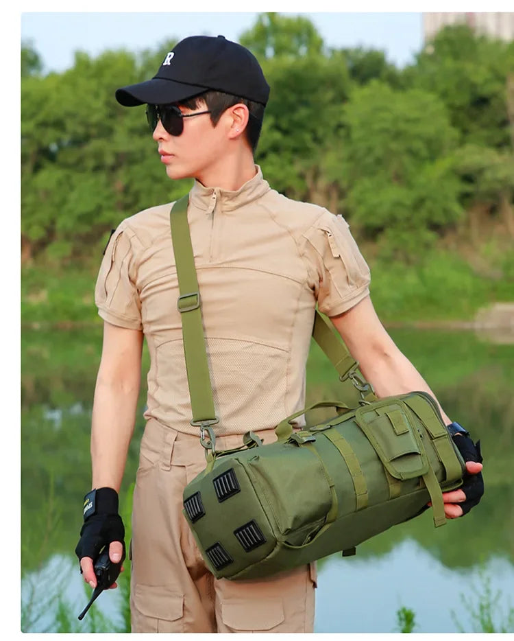 Multifunctional Fishing Backpack for Men Large Capacity Rod Storage Shoulder Bag Outdoor Sports Fish Equipment Storage Pack 2028