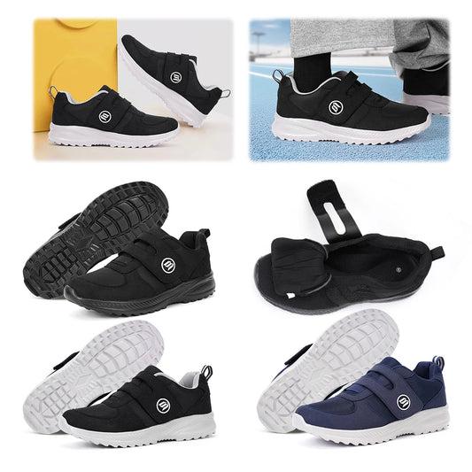 Diabetic Shoes Lightweight Edema Sneakers with Adjustable Closure Hook and Loop Sneakers Non-Slip for Swollen Feet