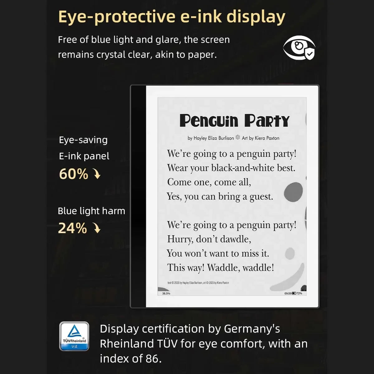 Bigme pocketNote ebook reader, 7'' e-ink screen electronic book, Android system, google play, support 20+ format ebook tablet
