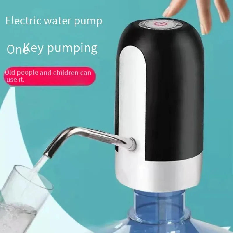 Electric Wireless Pumping Water Bottled Automatic Dispenser Bottle USB Rechargeable