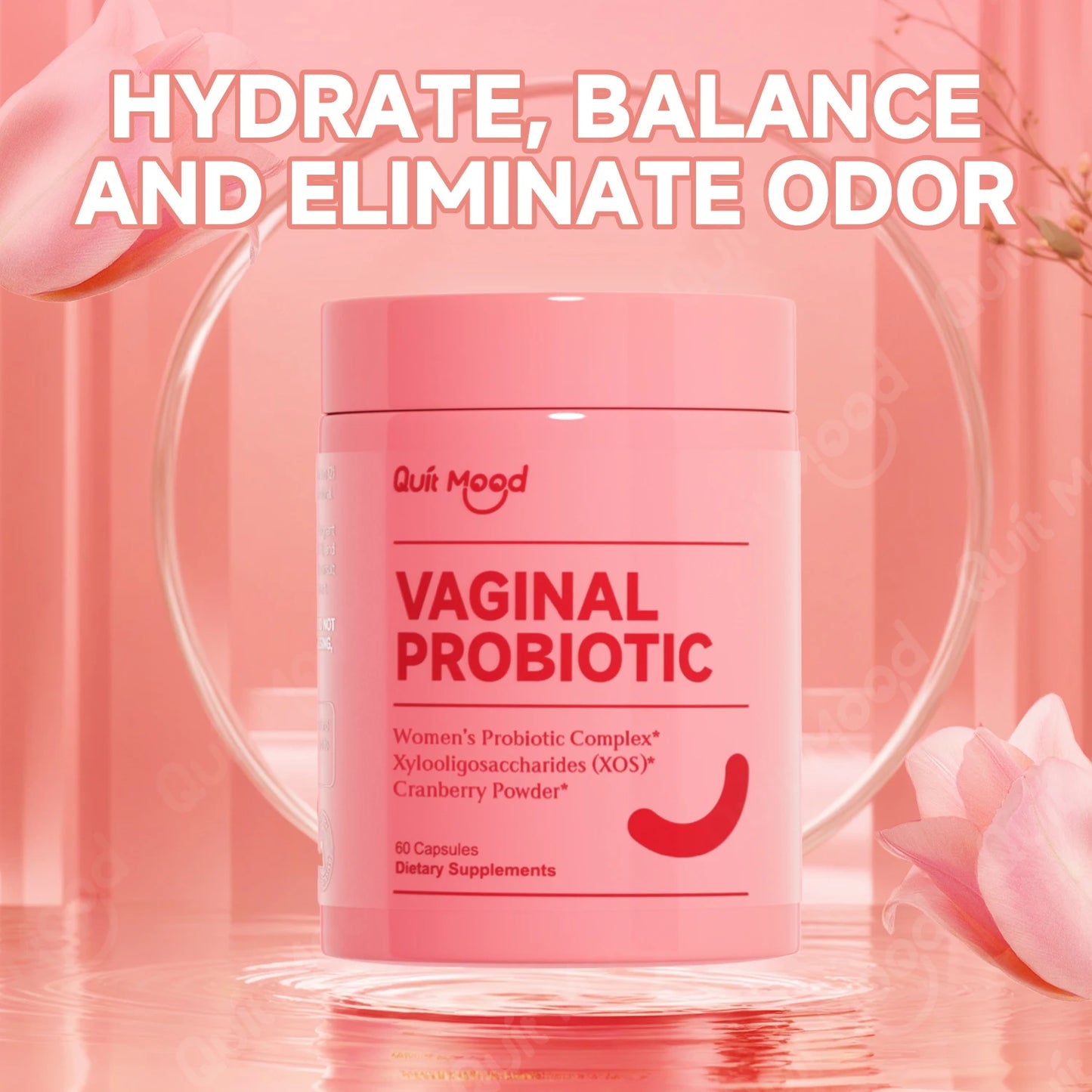 Probiotics for Women PH Balance with Prebiotics and Lactobacillus Probiotic Blend - Promote Healthy Odor and Flora