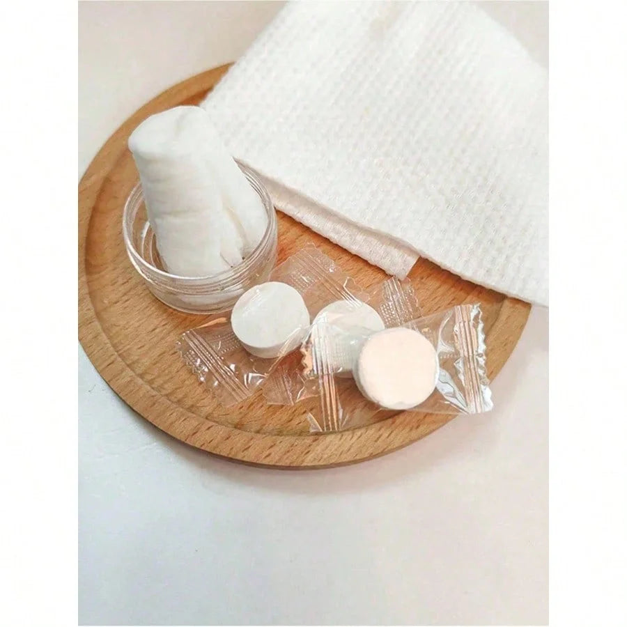 Compressed Towels Large Capacity Portable Disposable Compressed Face Towels | Suitable For Outdoor Hiking, Camping, Travel Disposable Compressed Towels, Clear Packaging , Portable Travel Compressed Face Towels