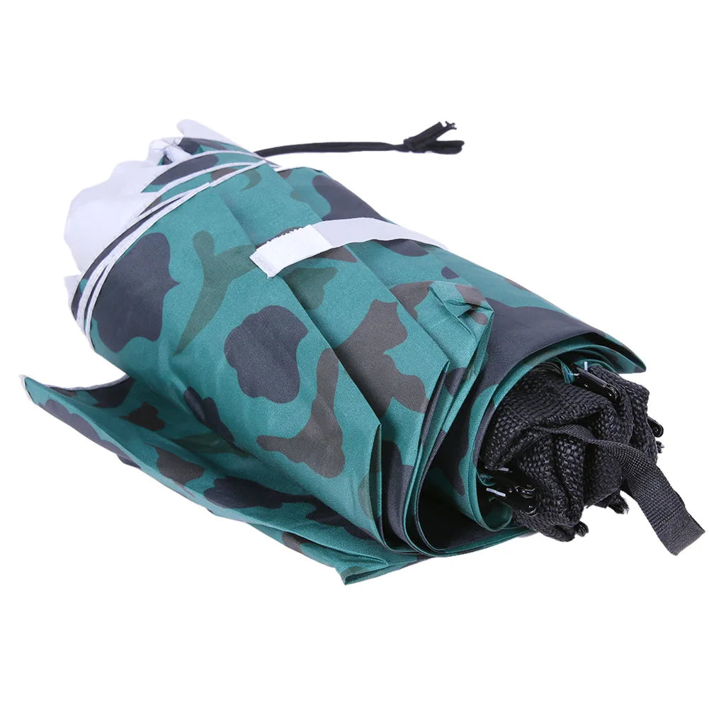 Outdoor Foldable Head Umbrella Hat Headwear Sun Cap Rainproof Anti-Sun Fishing Golf Cycling Hiking Camping Shade Umbrella Hat