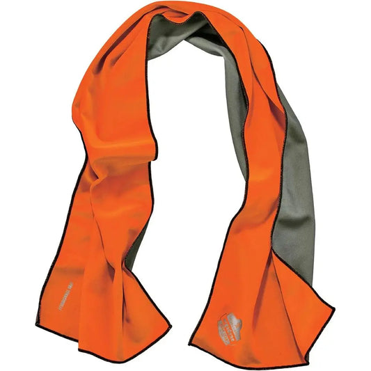 Microfiber Cooling Towel, UPF 50+, Orange, 41 x 9.84